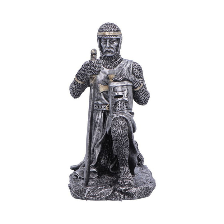 Medieval Soldier Pledge Figurine 15.1cm U7619B26