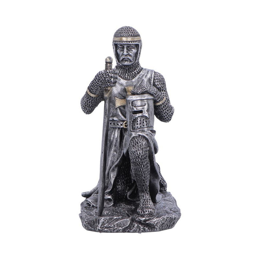 Medieval Soldier Pledge Figurine 15.1cm U7619B26