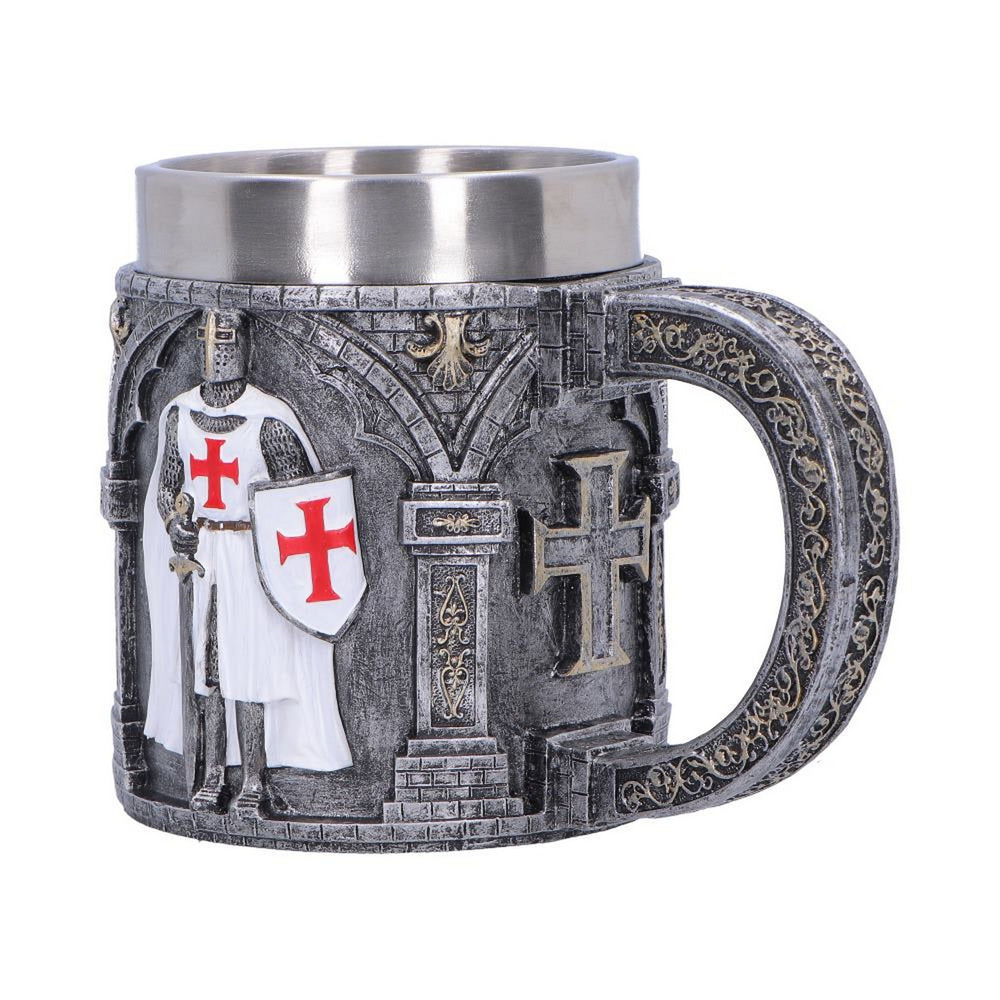 Medieval White Knight Tankard (Small) 11.9cm U7620B26