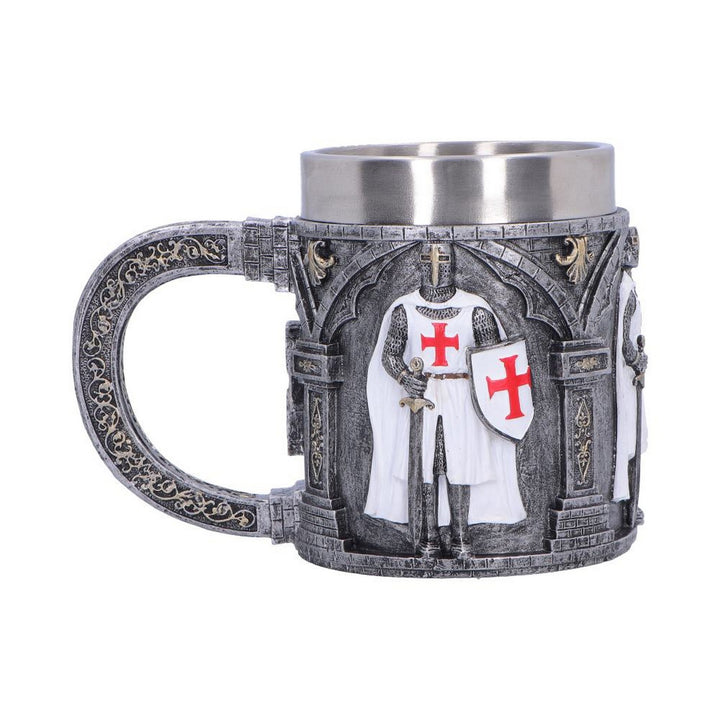 Medieval White Knight Tankard (Small) 11.9cm U7620B26