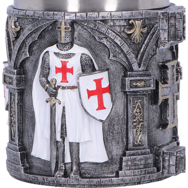 Medieval White Knight Tankard (Small) 11.9cm U7620B26