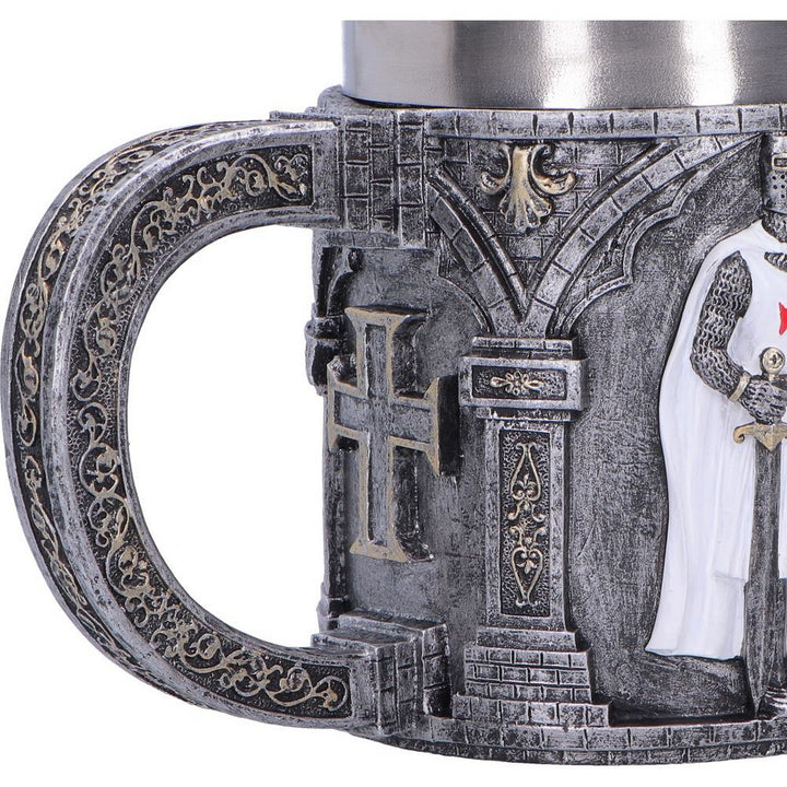 Medieval White Knight Tankard (Small) 11.9cm U7620B26