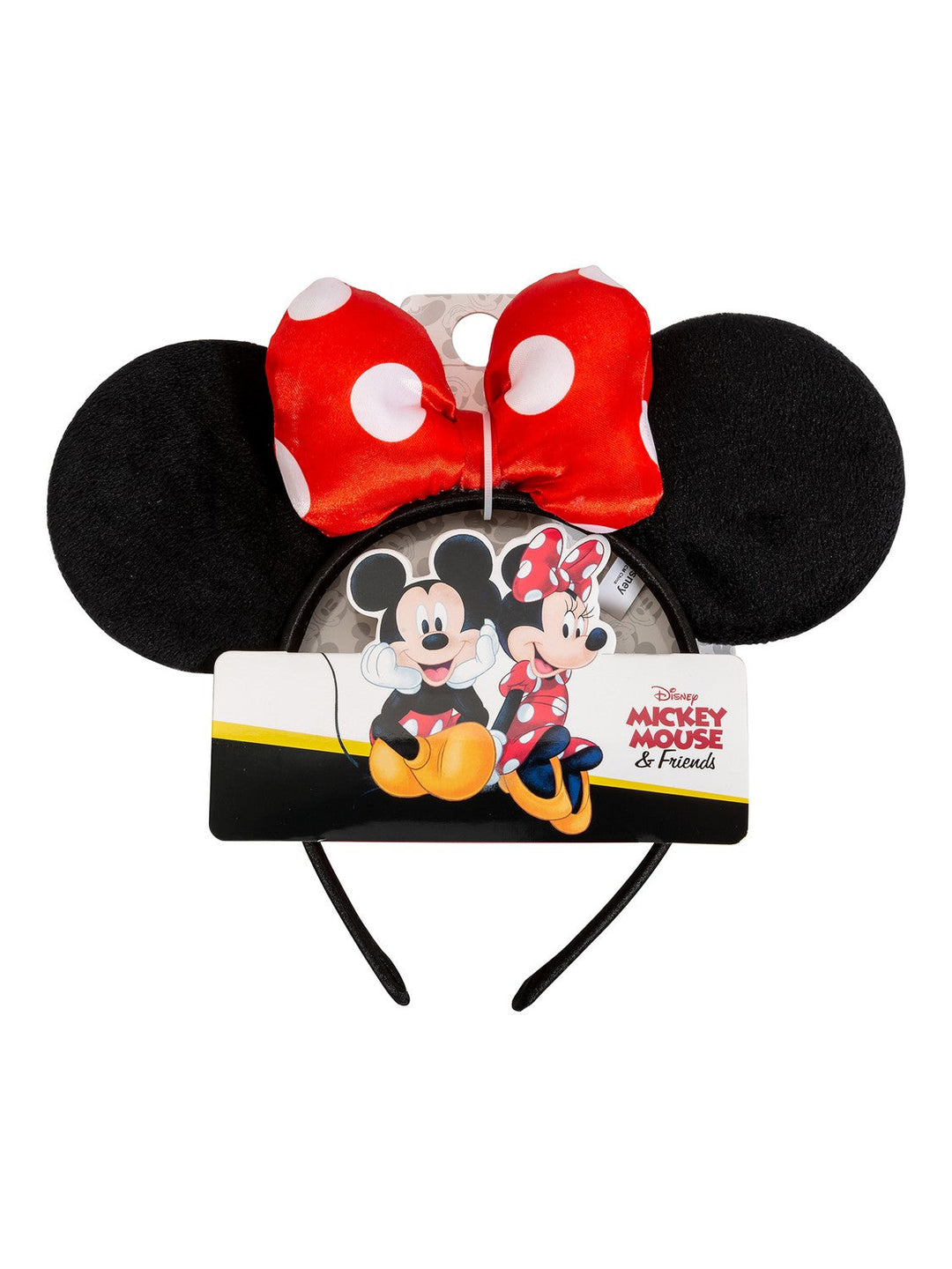 Disney Mickey & Minnie Mouse Red, Black White Polka Dot Bow Headband V700050L.PH