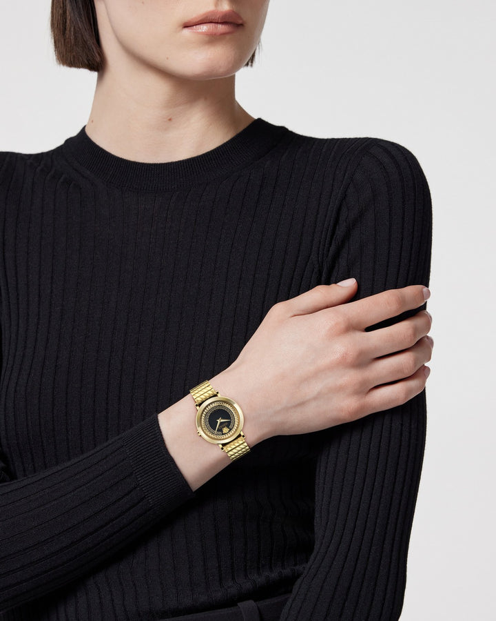 Versace Women’s Oval 36 mm Modern Quartz Watch VE0O00425