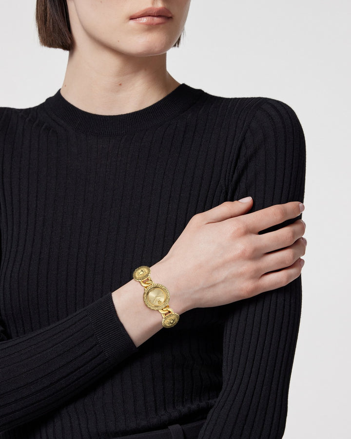 Versace Women’s Elegant 38 mm Diamond Accent Watch VE0Q00425