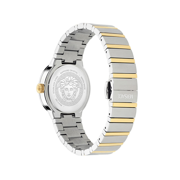 Versace Women’s Glam 38 mm Rose Gold Dial Crystal Watch VE0S00325