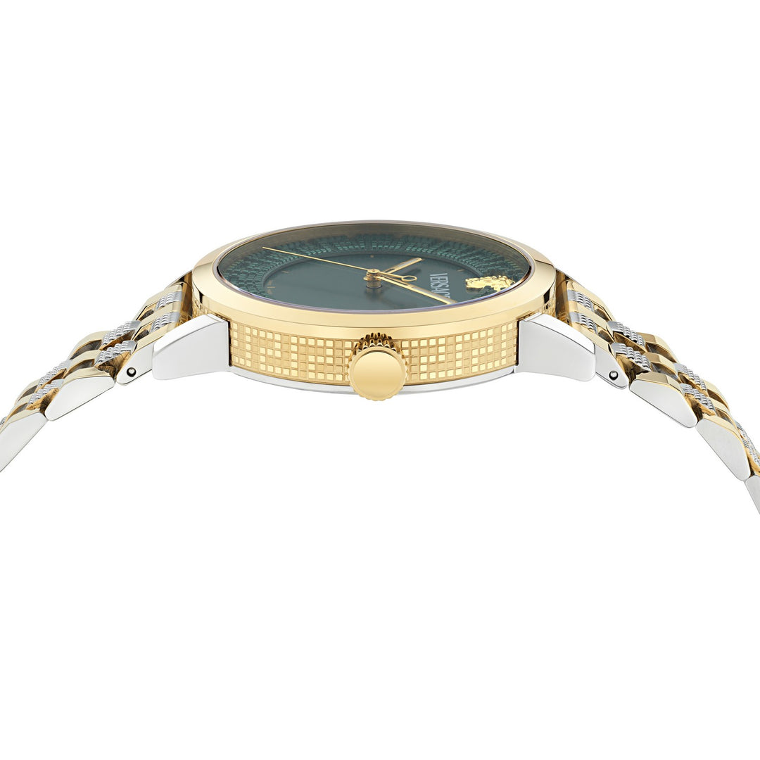 Versace Women’s Tonneau 38 mm Blue Dial Watch VE0T00425