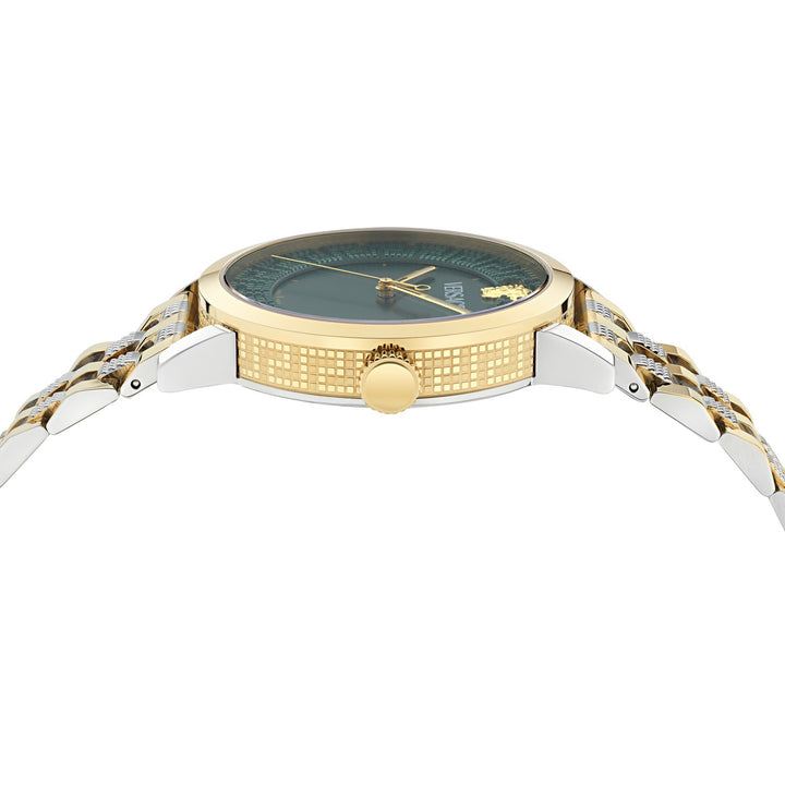Versace Women’s Tonneau 38 mm Blue Dial Watch VE0T00425