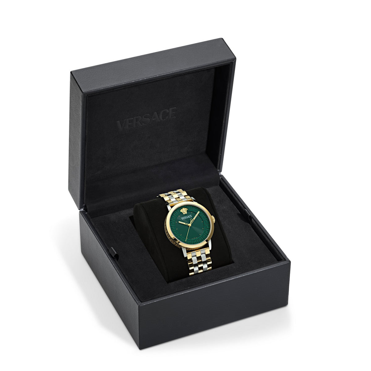 Versace Women’s Tonneau 38 mm Blue Dial Watch VE0T00425
