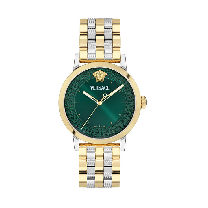 Versace Women’s Tonneau 38 mm Blue Dial Watch VE0T00425