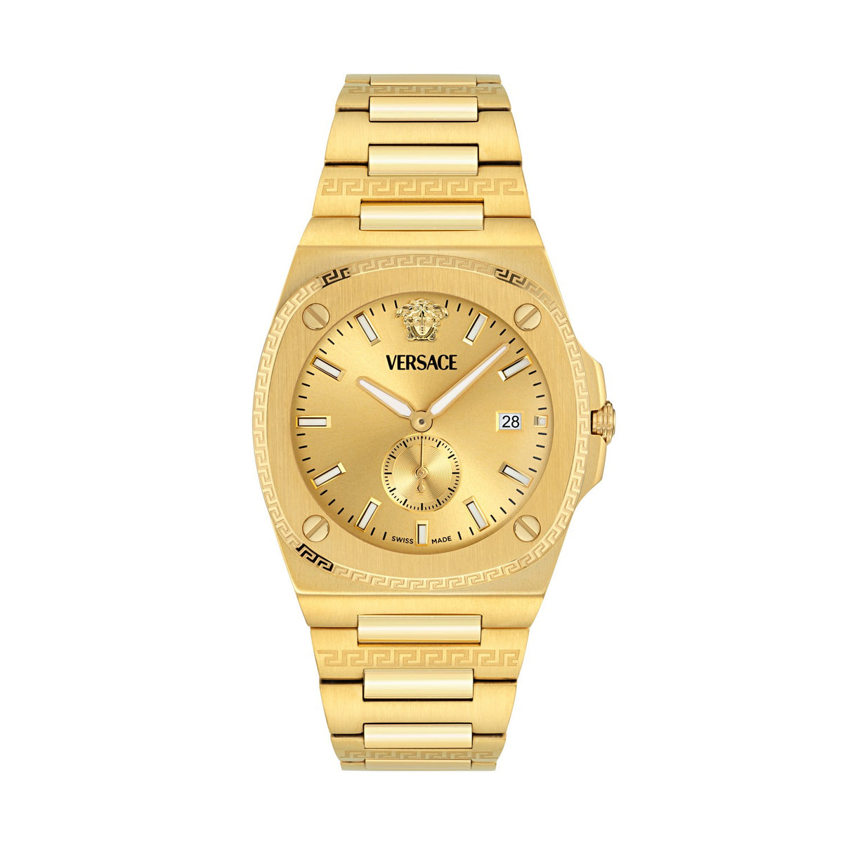 Versace Women’s Slim Dive 40 mm Silver Dial Bracelet Watch VE0V00525