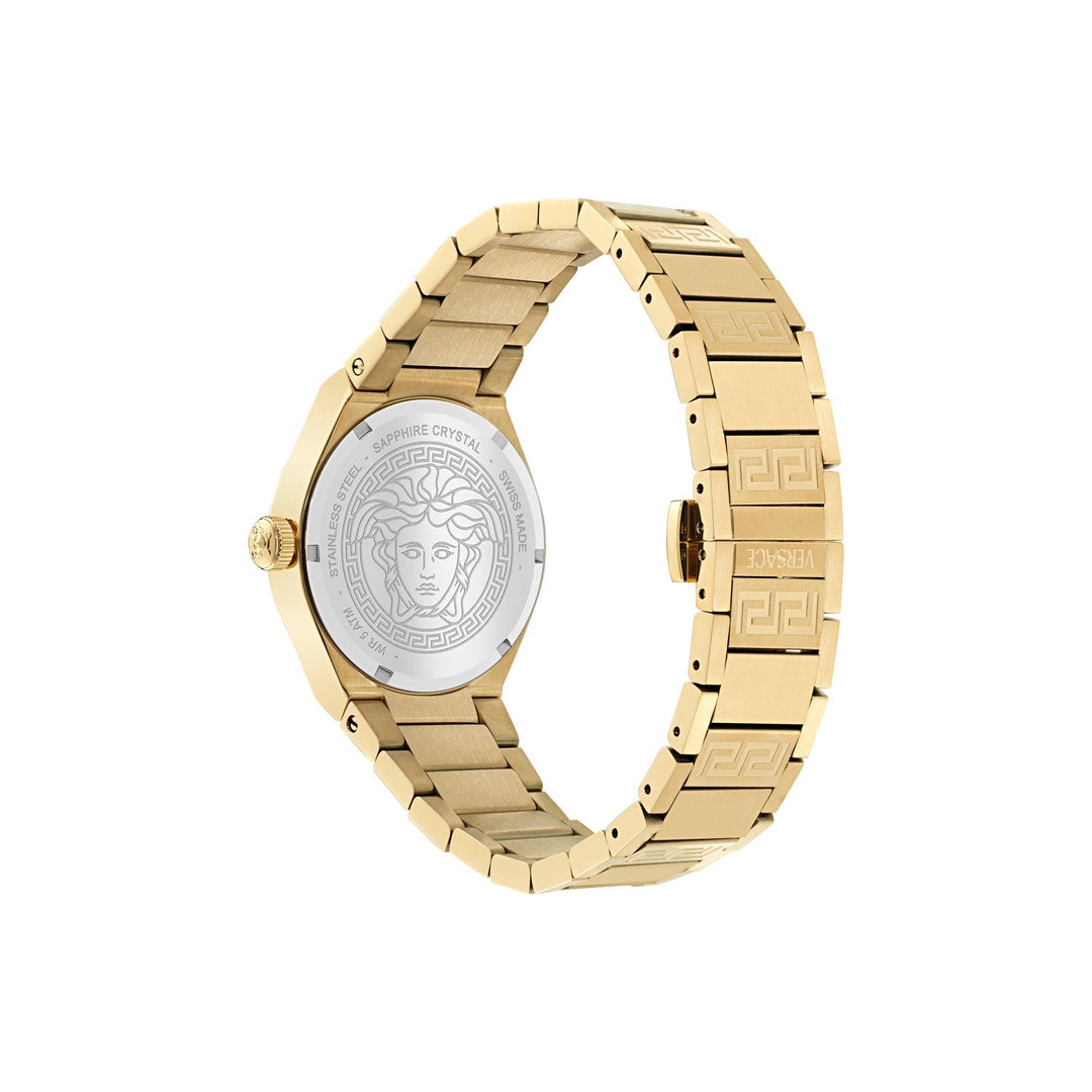 Versace Women’s V-Auria 35 mm Black Dial Bracelet Watch VE5E00526