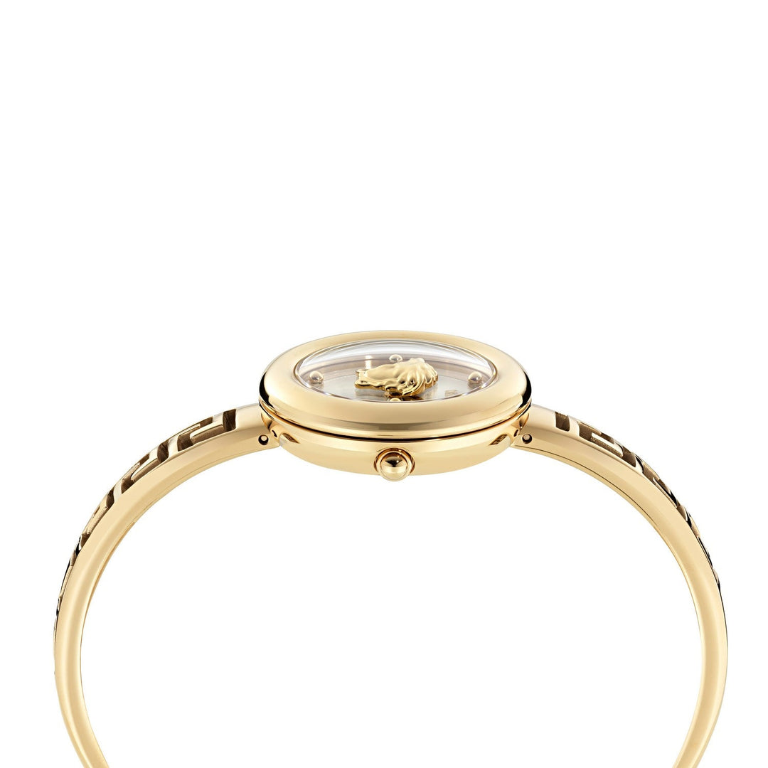 Versace Women’s Medusa Eclipse Silver White Guilloch Dial Bracelet Watch VE5F00226