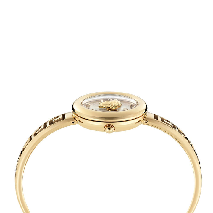 Versace Women’s Medusa Eclipse Silver White Guilloch Dial Bracelet Watch VE5F00226