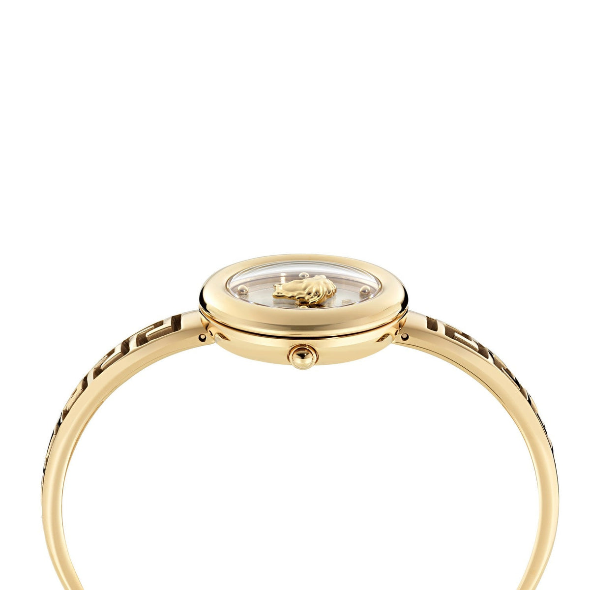 Versace Women’s Medusa Eclipse Silver White Guilloch Dial Bracelet Watch VE5F00226