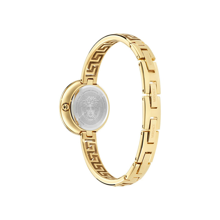 Versace Women’s Medusa Eclipse Silver White Guilloch Dial Bracelet Watch VE5F00226