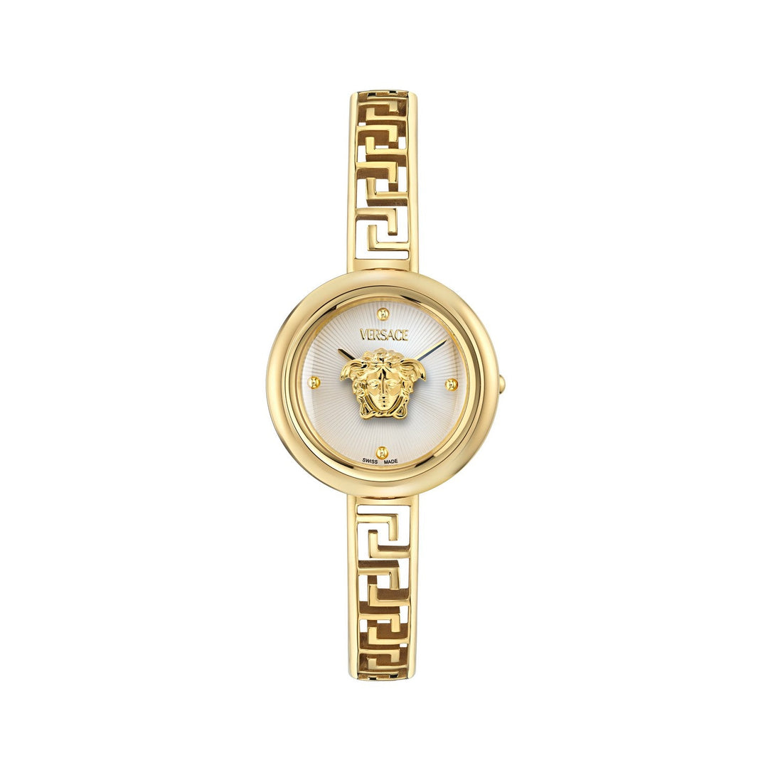 Versace Women’s Medusa Eclipse Silver White Guilloch Dial Bracelet Watch VE5F00226