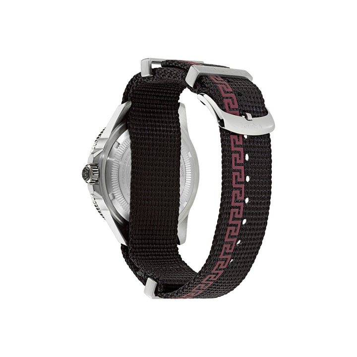 Versace Men’s Greca Force 42 mm Black Dial NATO Strap Watch VE5J00126