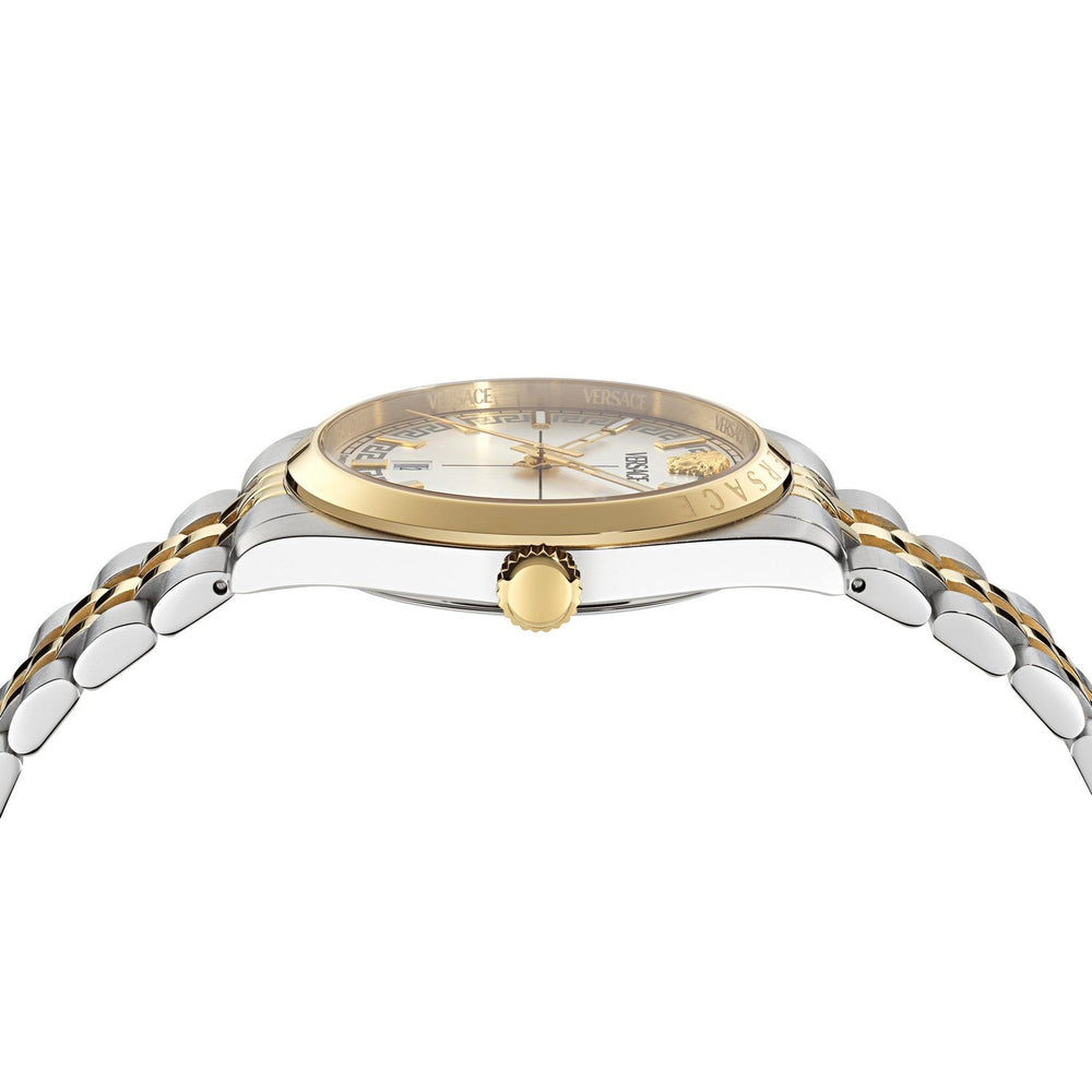 Versace Men’s Millenyium 40 mm White Silver Dial Bracelet Watch VE5M00326