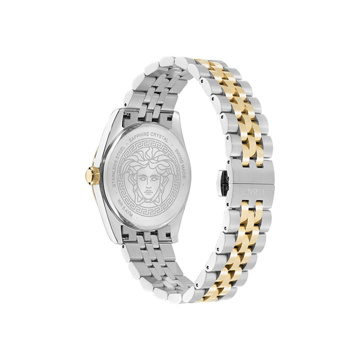 Versace Men’s Millenyium 40 mm White Silver Dial Bracelet Watch VE5M00326