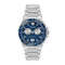 Versace Men’s Greca Reaction 43 mm Blue Dial Bracelet Watch VE5N00326