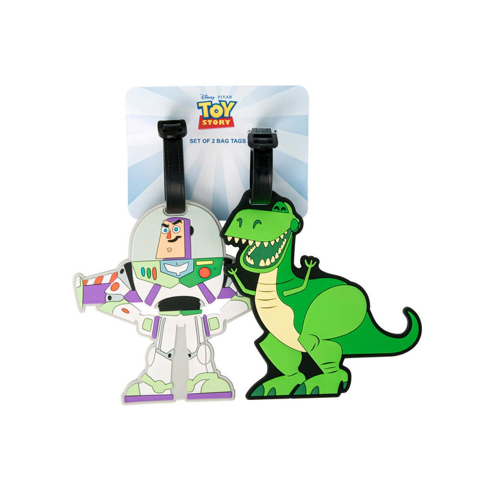 Kids Film And Cartoon 2 Pcs Rubber Toy Story Luggage Tag Set VT700654L.PH