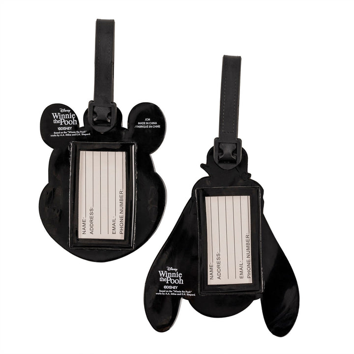 Disney 2 Pcs Winnie The Pooh Two Piece Luggage Tag Yellow Set VT700915L