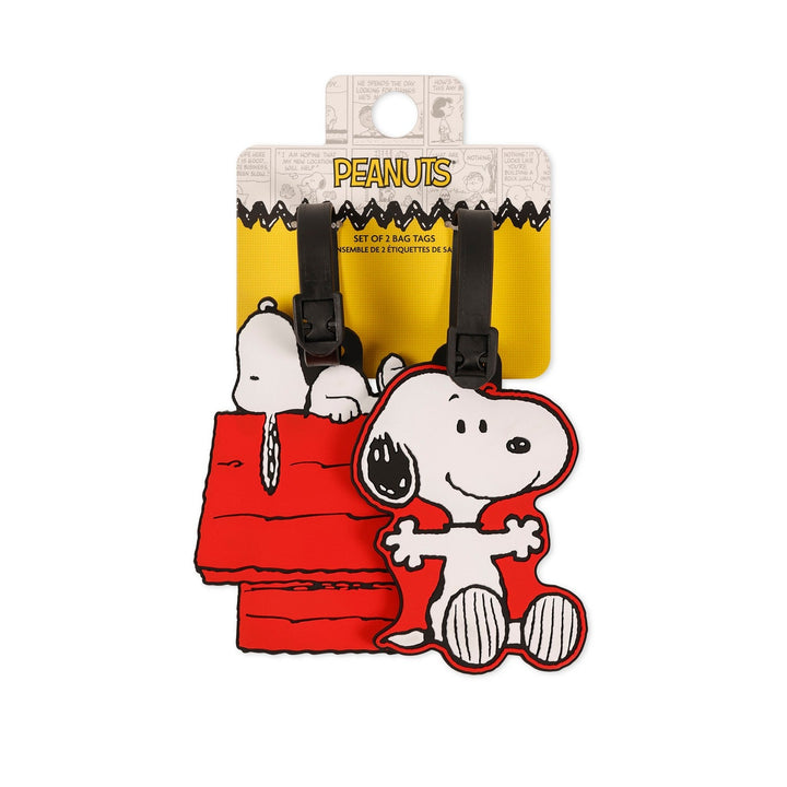 Collectable Peanuts 2 Pcs Snoopy Luggage Tag Red Set VT701138L.PH