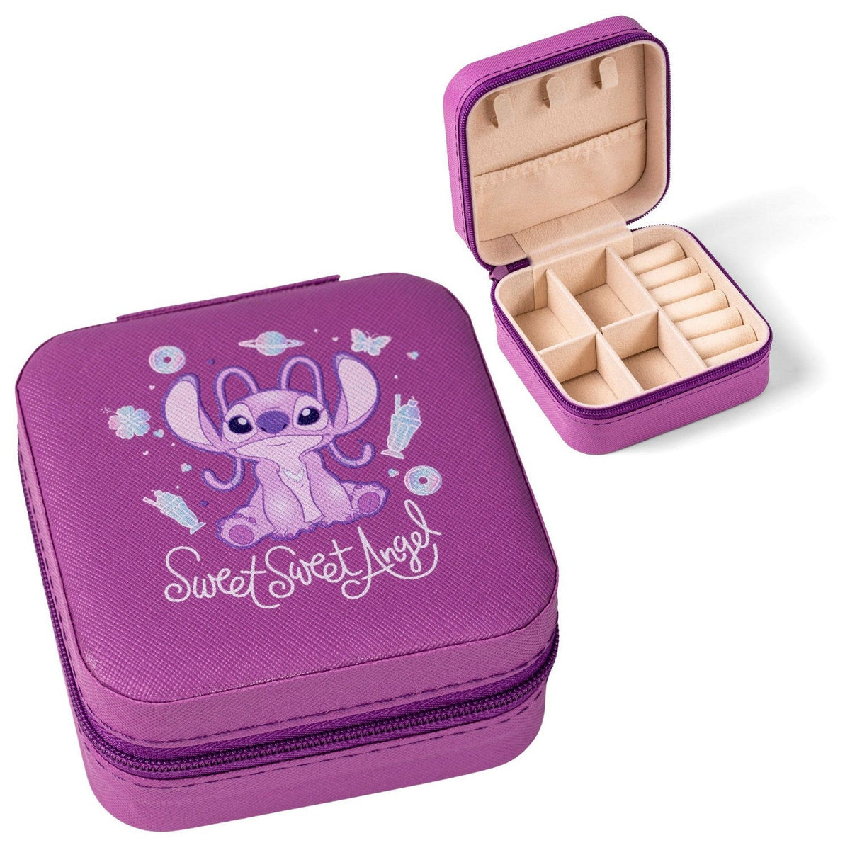 Disney Stitch Angel Sm Square Jewellery Case VZ703181L.PH