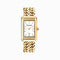 Gold-Coloured Rectangular Shaped Women's Watch WA0429-291-207