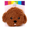 Cavapoo Fluffy Dog Head Microwavable Plush Lavender Heat Pack WARM107