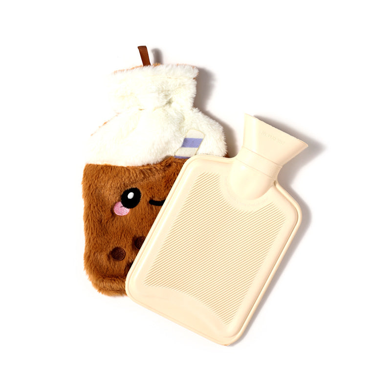 Bubble Tea Foodiemals Hot Water Bottle with Plush Cover WARM120