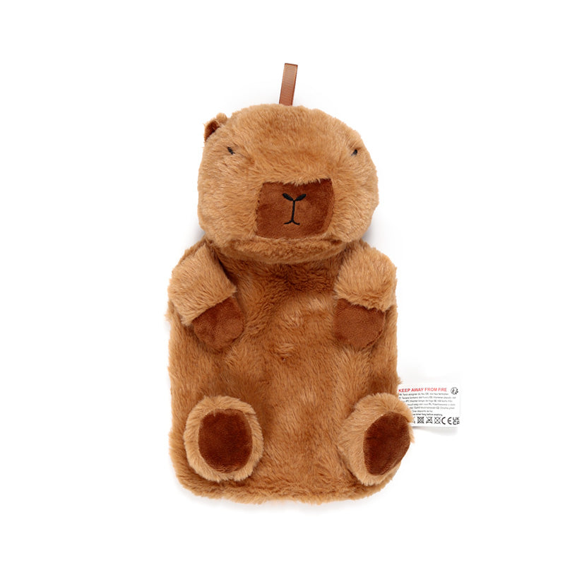 Capybara 650ml Hot Water Bottle with Plush Cover WARM129