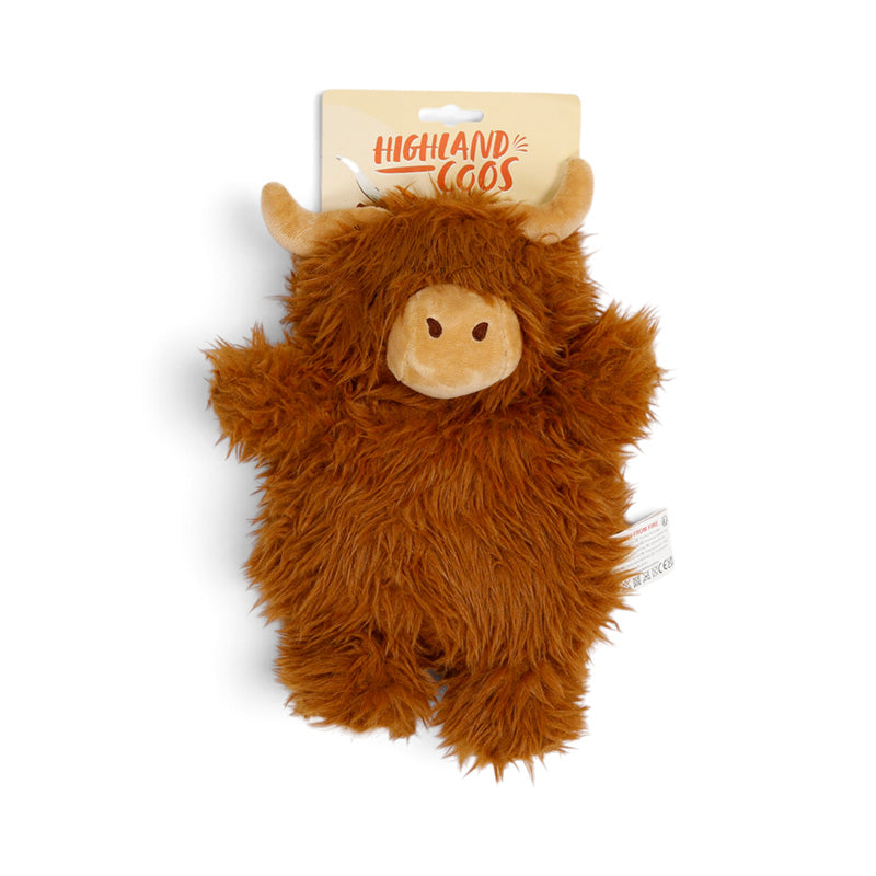 Highland Coo Cow Cream Nose Microwavable Plush Lavender Heat Pack WARM145