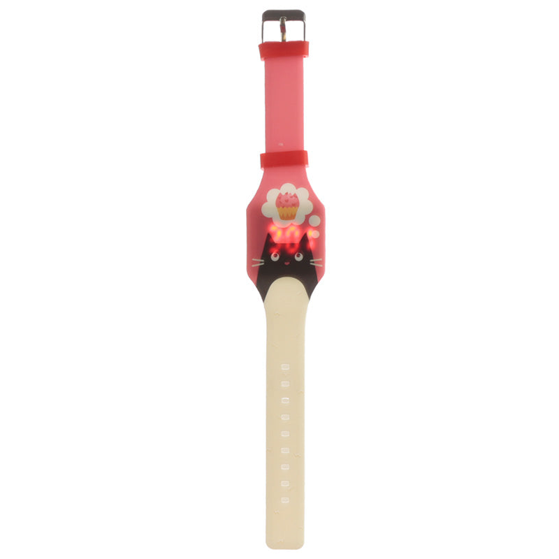Feline Fine Black Cat Silicone Digital Watch WATC03