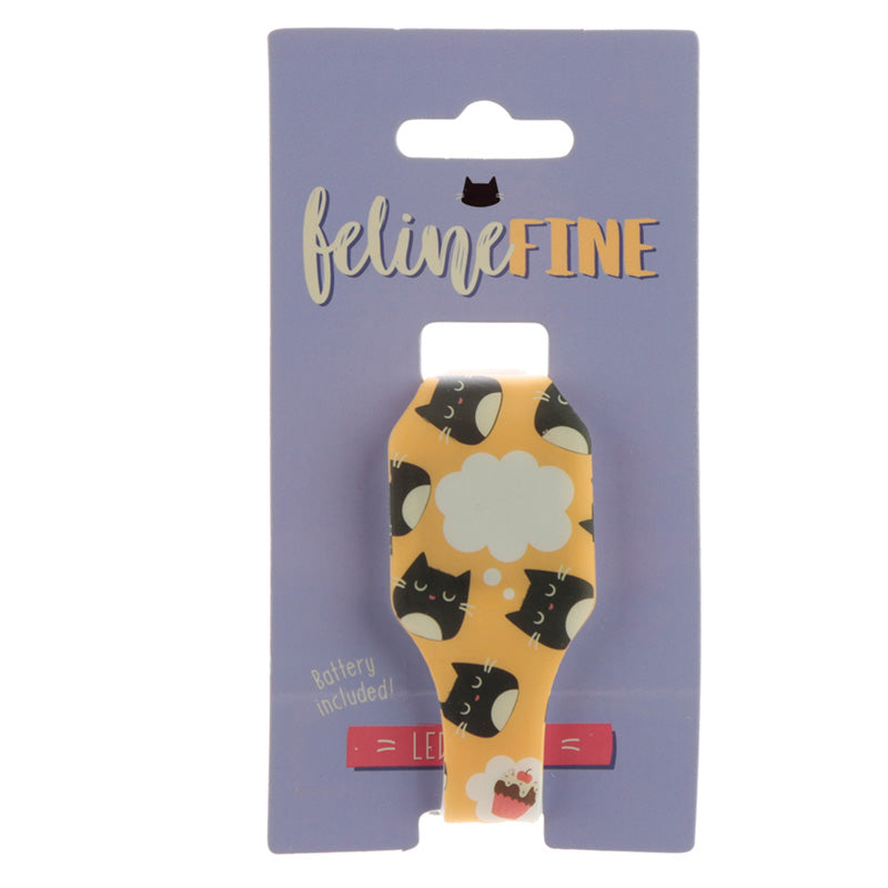 Feline Fine Black Cat Silicone Digital Watch WATC03