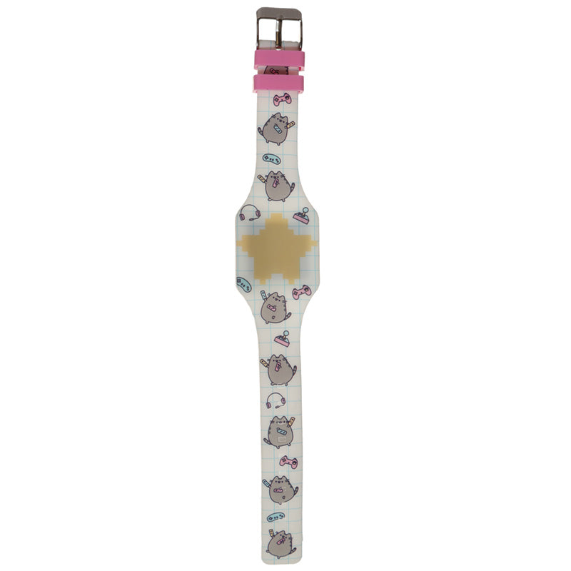 Pusheen Cat Gamer Girl Silicone Digital Watch WATC19