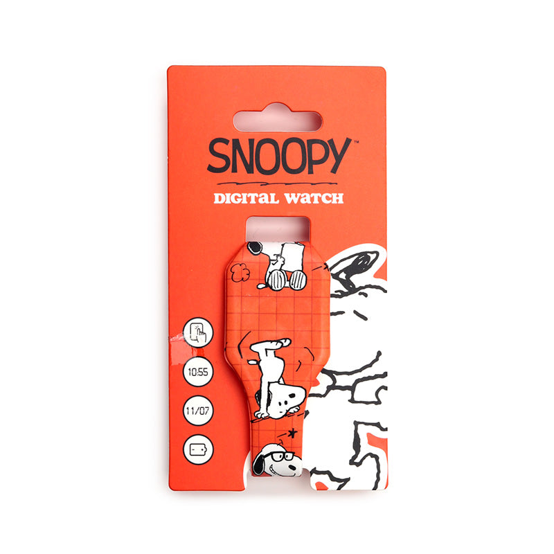Peanuts Snoopy & Woodstock Silicone Digital Watch WATC36