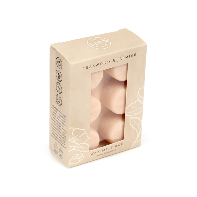 Eden Set of 6 Teakwood & Jasmine Wax Melts WAX40
