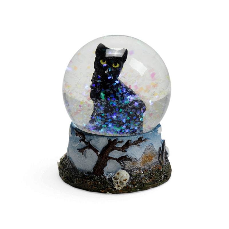 Black Cat Snow Globe WB41