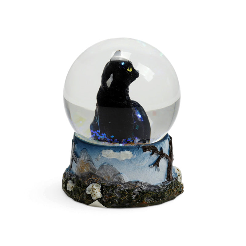 Black Cat Snow Globe WB41