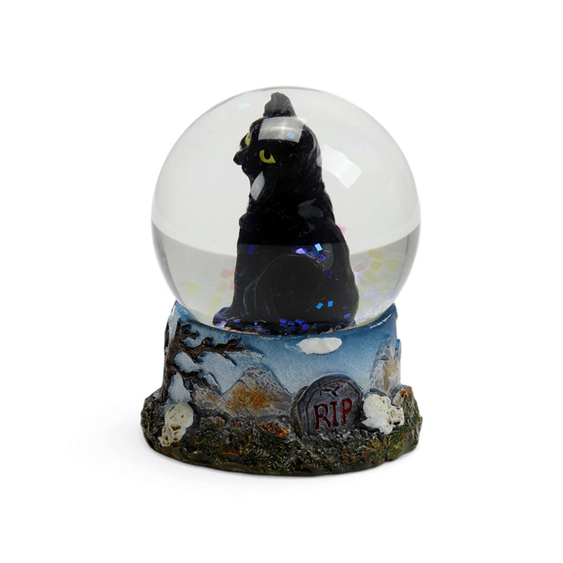 Black Cat Snow Globe WB41