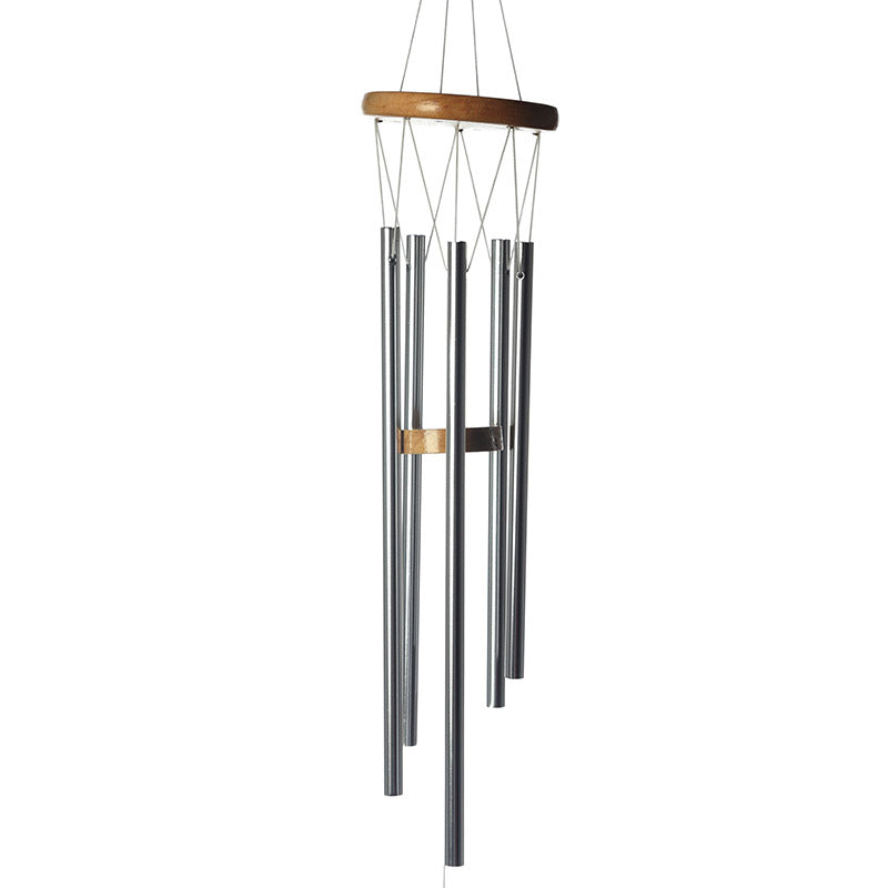Wooden Wind Chime with Metal Tubes 77cm WC254