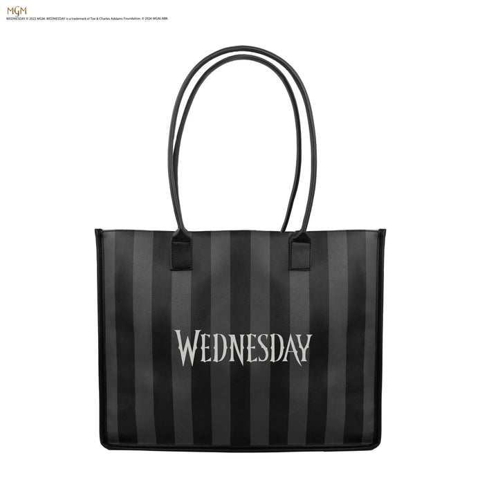Wednesday Nevermore Academy Black Shopping Bag CR2373