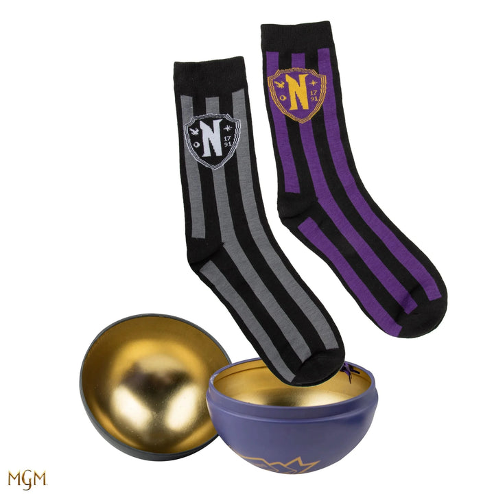 Wednesday Holiday Capsule Nevermore Academy Socks CR1670