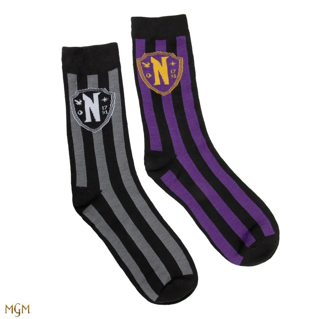 Wednesday Holiday Capsule Nevermore Academy Socks CR1670