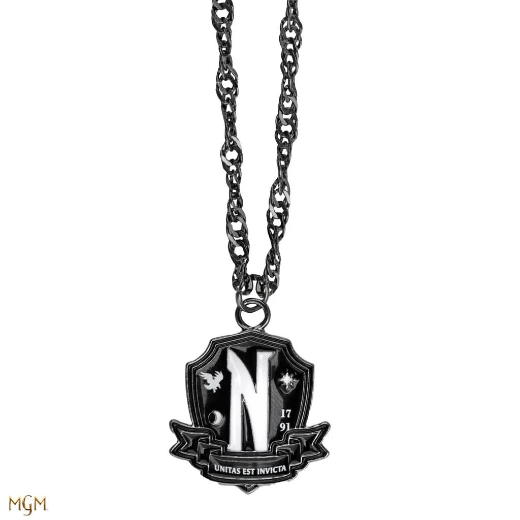 Wednesday Nacklace Nevermore Academy Black MAP3071