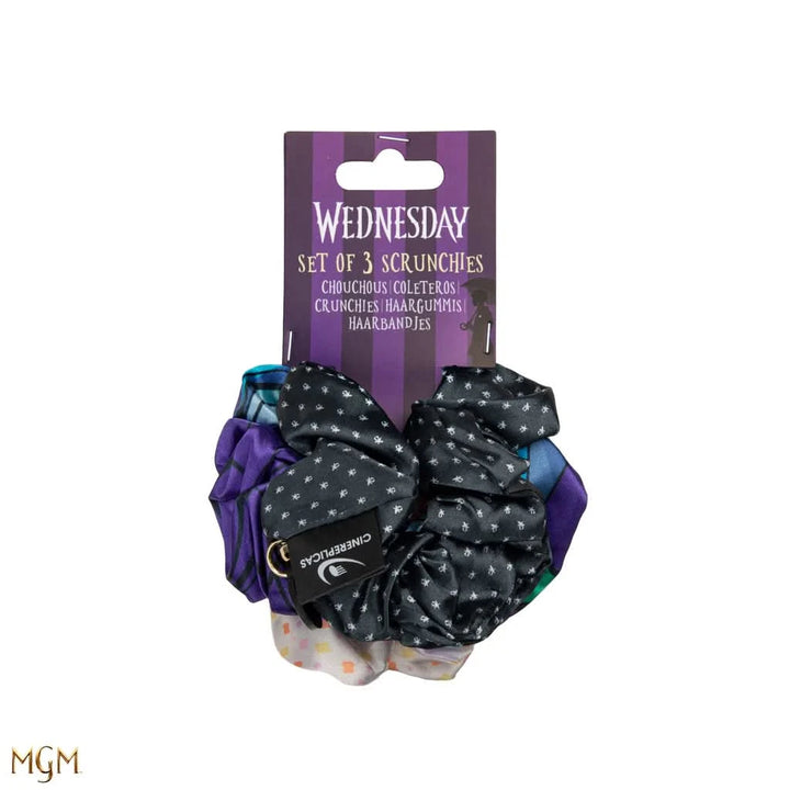 Wednesday Set Of 3 Wednesday Scrunchies CR2673