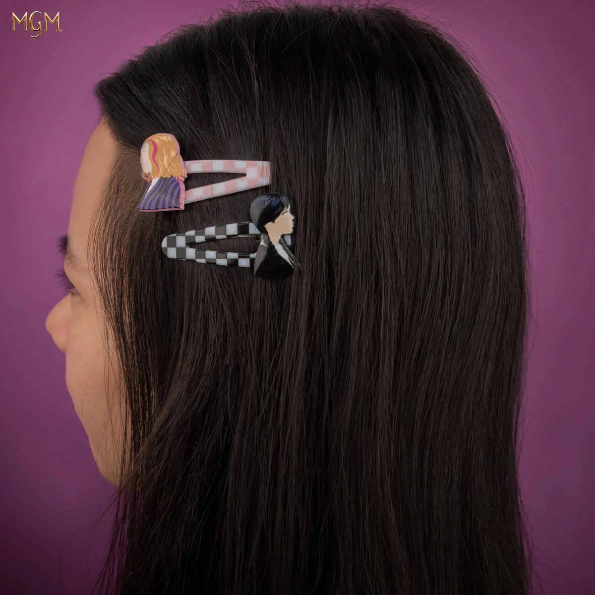 Wednesday Set Of 4 Wednesday Hair Clips CR2672