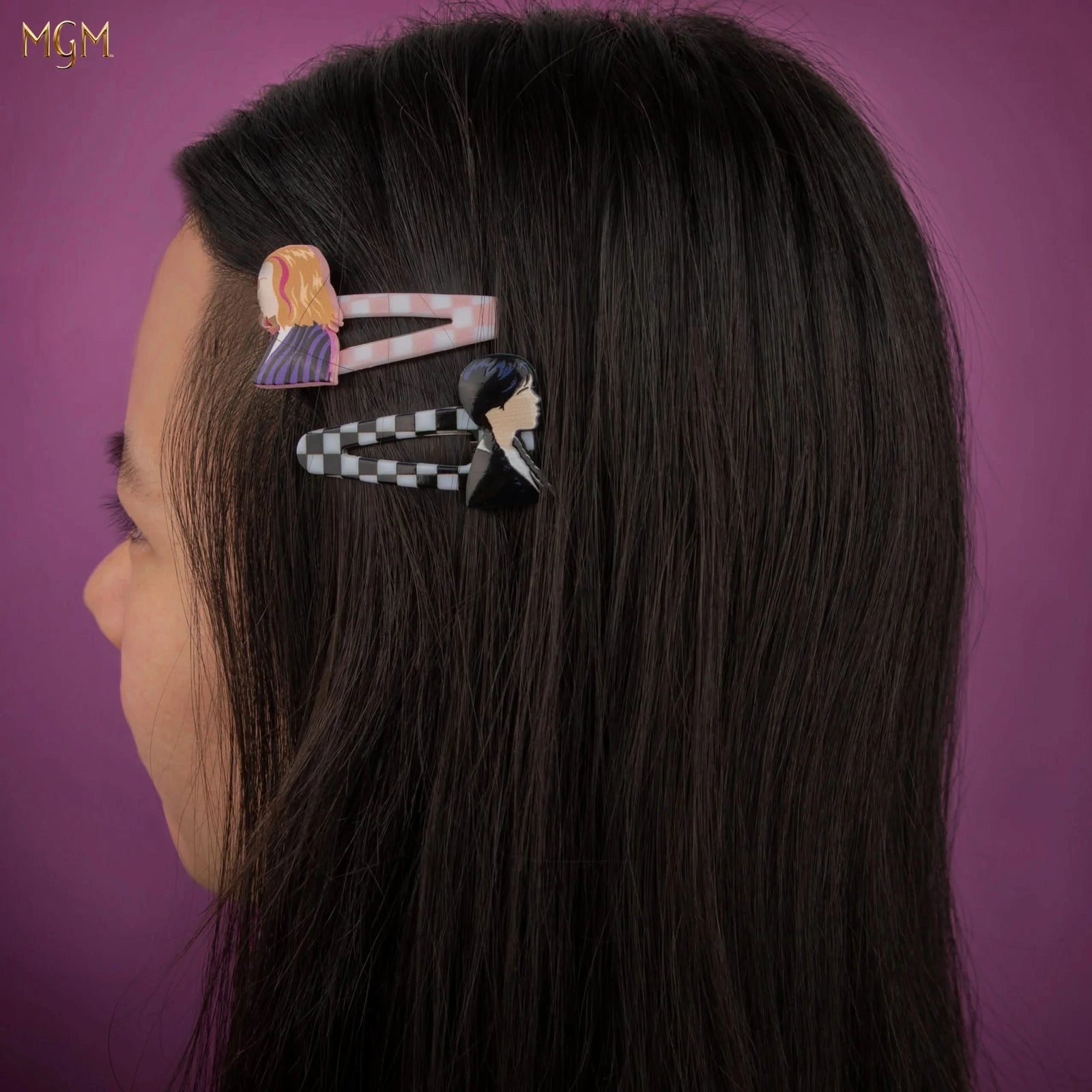 Wednesday Set Of 4 Wednesday Hair Clips CR2672